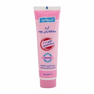 ایروکس کرم محافظ پای بچه زینک اکساید 10% صورتی