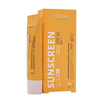 سی گل کرم ضد آفتاب SPF 60 رنگی فاقدچربی پوست چرب 50 میل