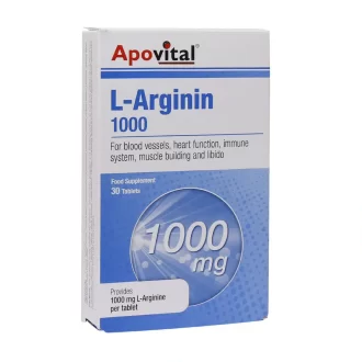 آپوویتال ال آرژنین 1000 میلی گرم قرص 30 عددی